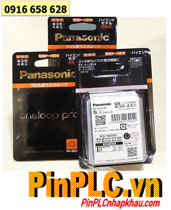 Eneloop Pro BK-3HCD/4C (Nội địa Nhật), Pin sạc AA 1.2v Panasonic Eneloop Pro BK-3HCD/4C (AA2500mAh) Vỉ pin chữ NHẬT